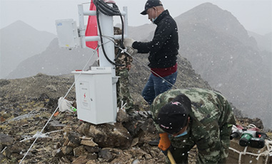 新疆北塔山23km远距离无线视频监控案例